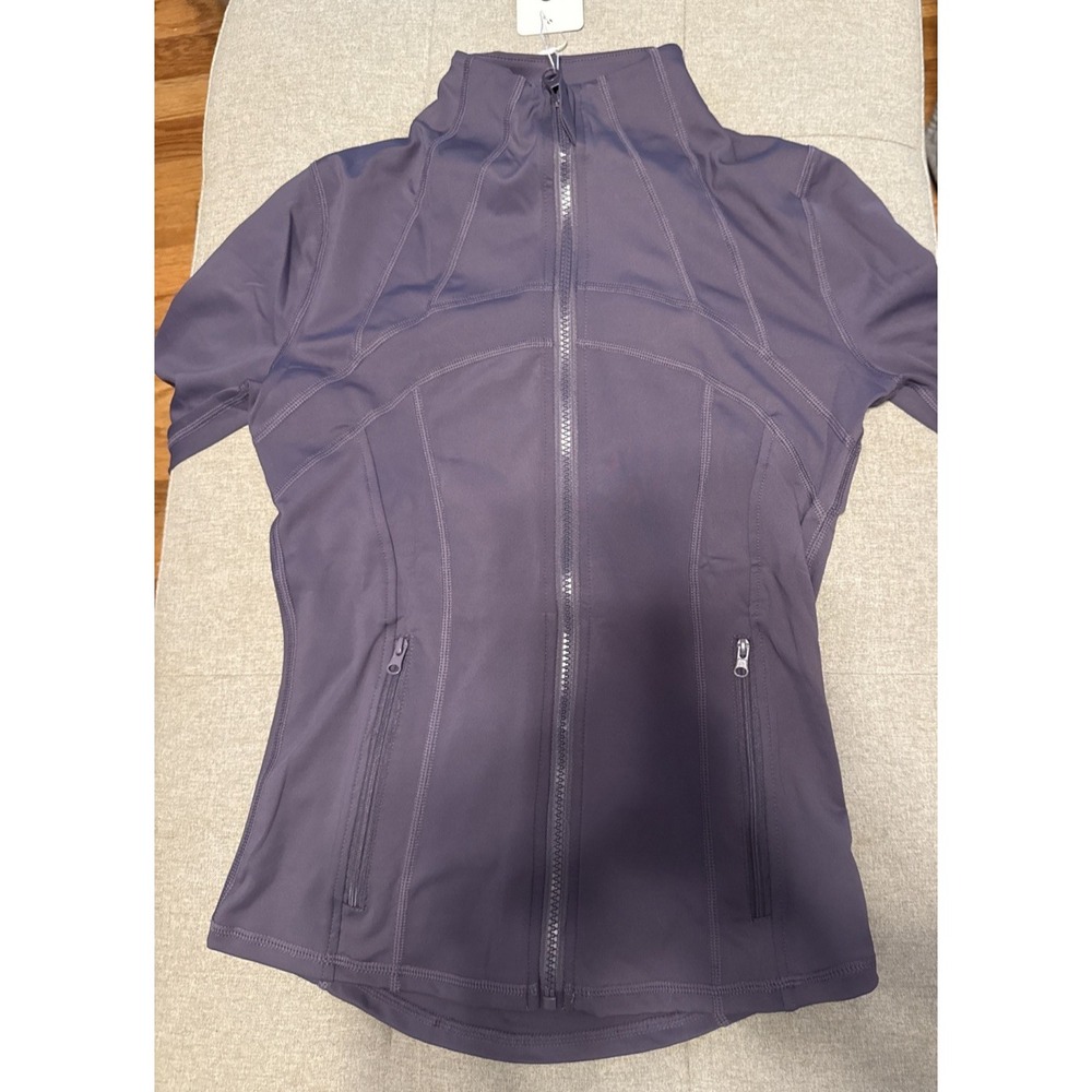 Gacaky Women's Athletic Jacket Lightweight Full Zip Up Yoga XS purple